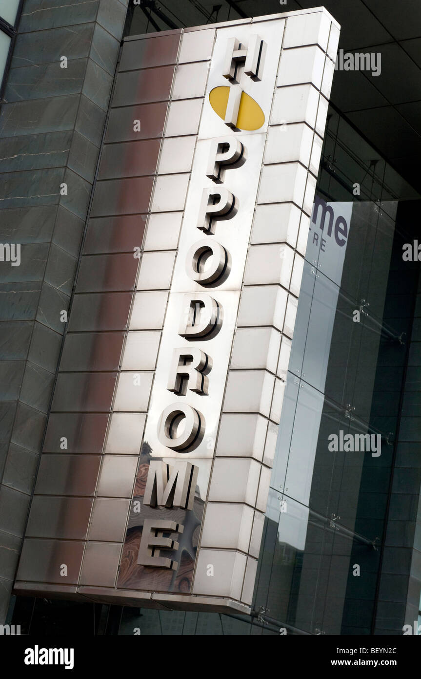 The Hippodrome Theatre, Birmingham, West Midlands, United Kingdom. Stock Photo