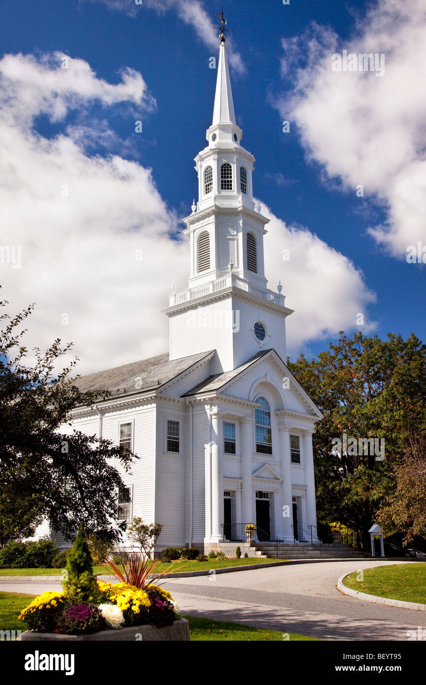 Trinitarian Congregational Church, Concord Massachusetts USA Stock Photo
