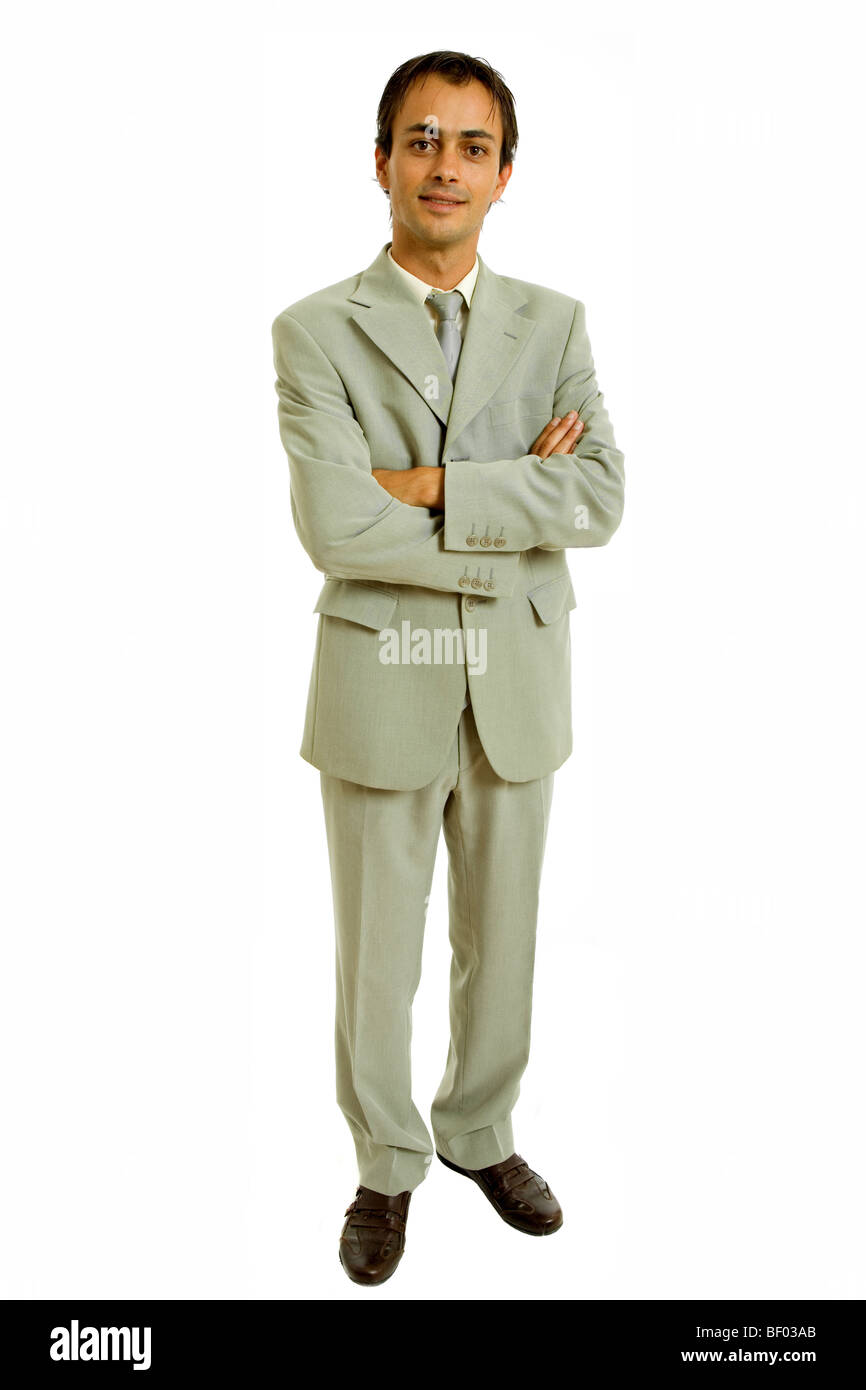 Elegant young happy man Cut Out Stock Images & Pictures - Alamy