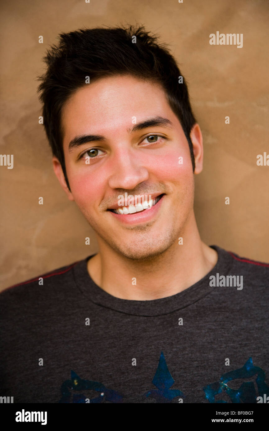Portrait of a man smiling Stock Photo - Alamy