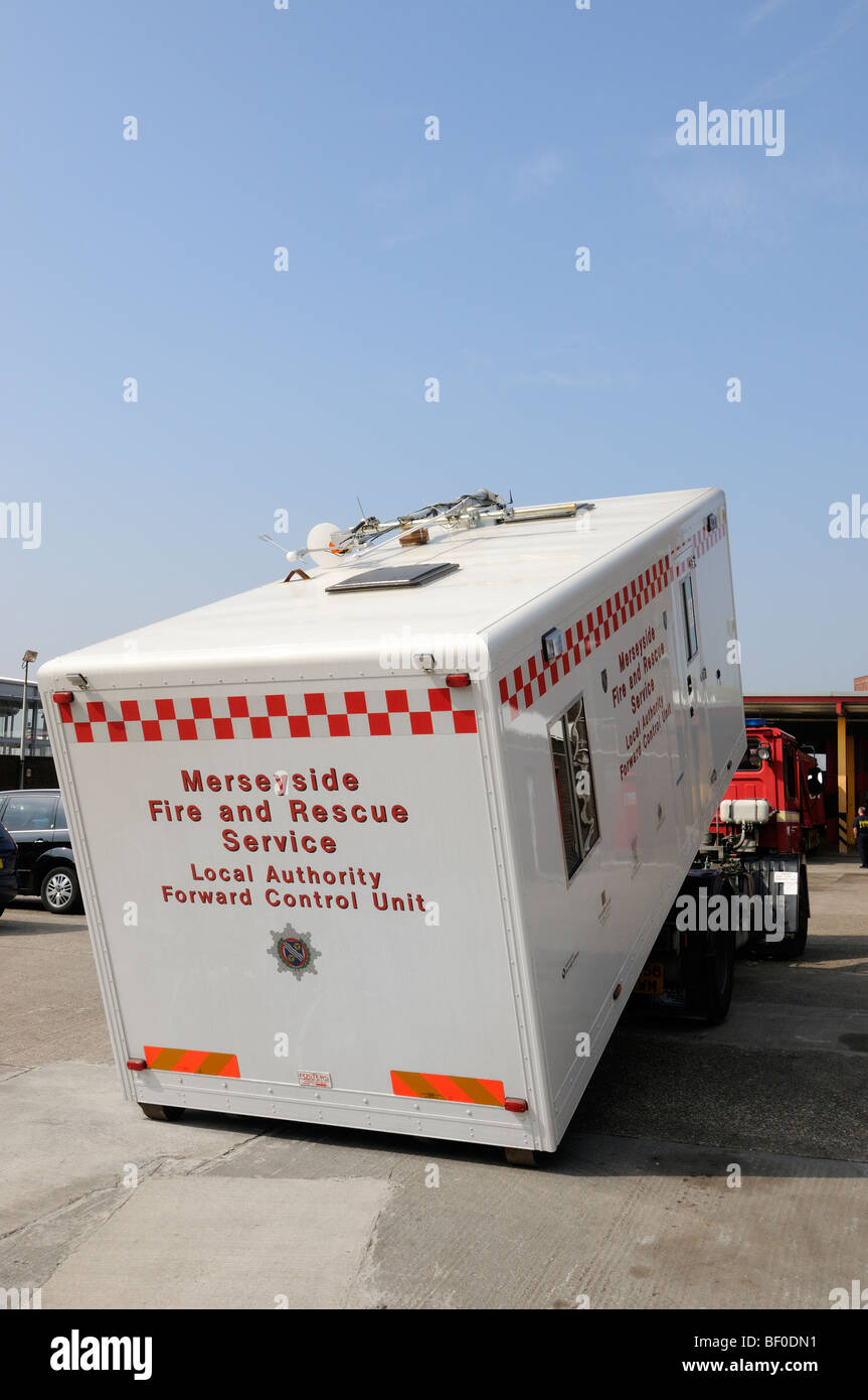Local Authority Emergency Forward Control Unit Stock Photo Alamy
