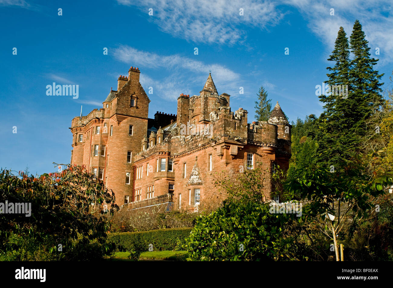 Glenborodale Castle on the Ardnamurchan Peninsula Highland Region