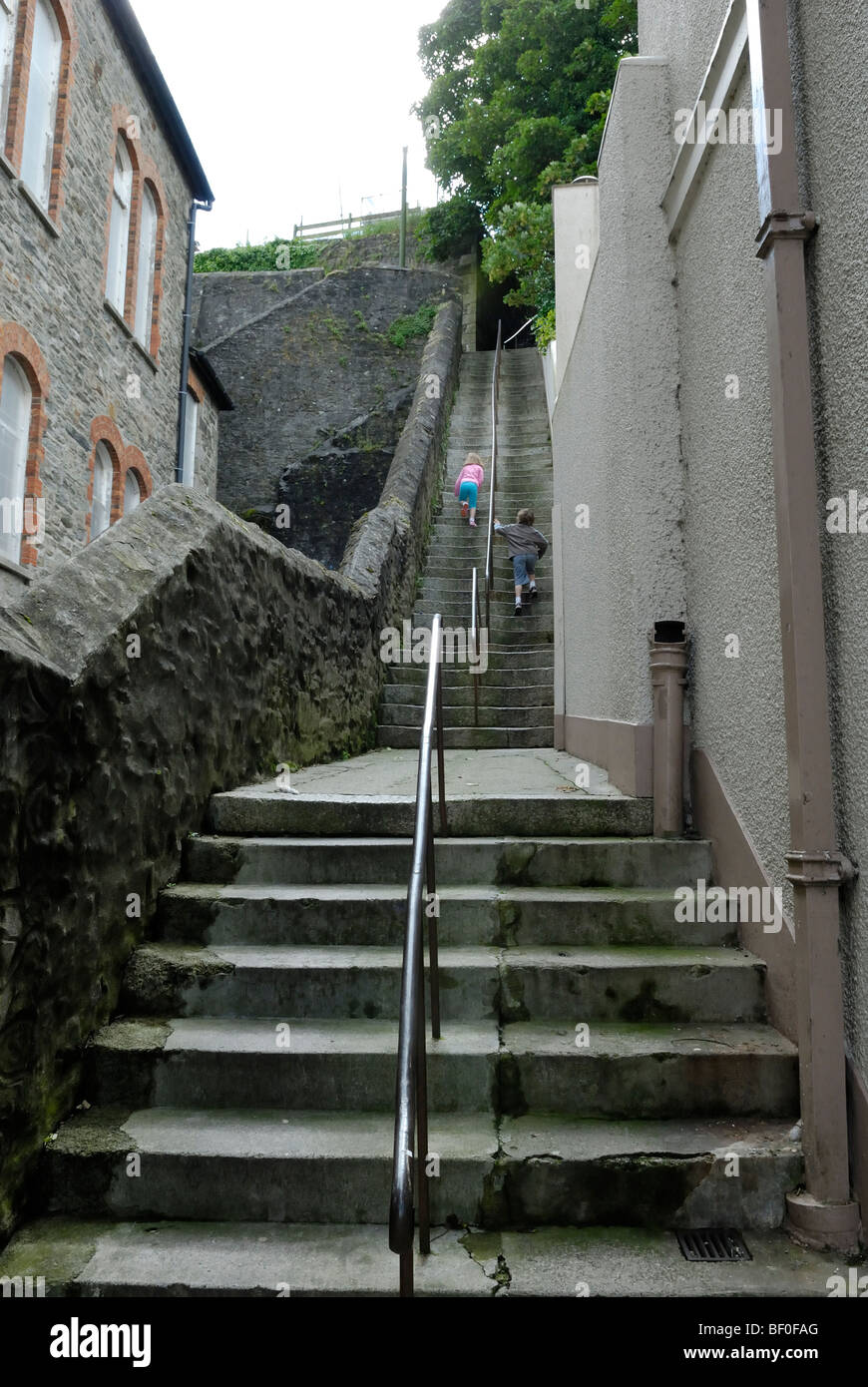 Jacobs Ladder steps Falmouth UK. FULLY MODEL RELEASED Stock Photo Alamy