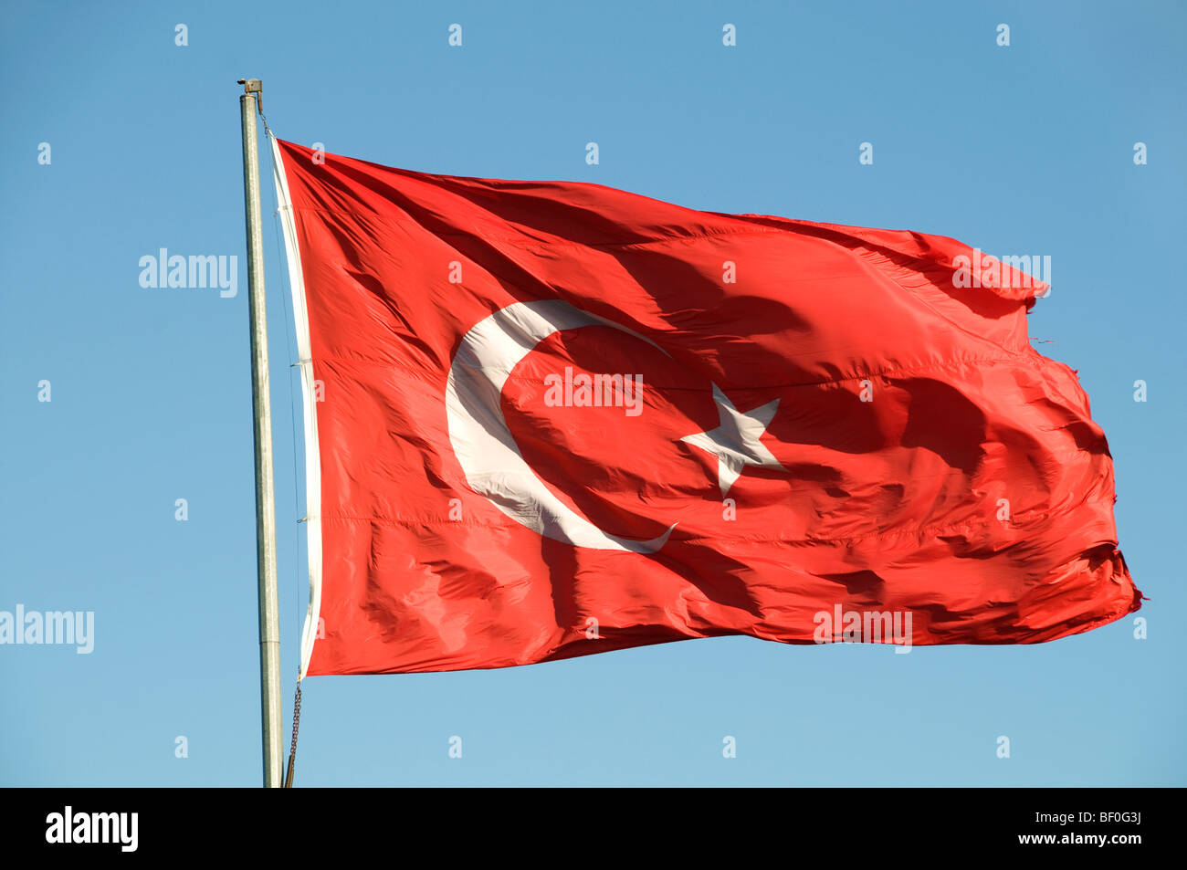 Turkey Turkish Flag Stock Photo