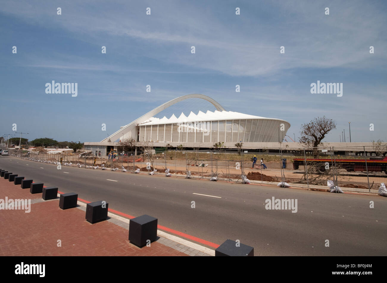 Moses Mabhida stadium in Durban, South Africa Stock Photo