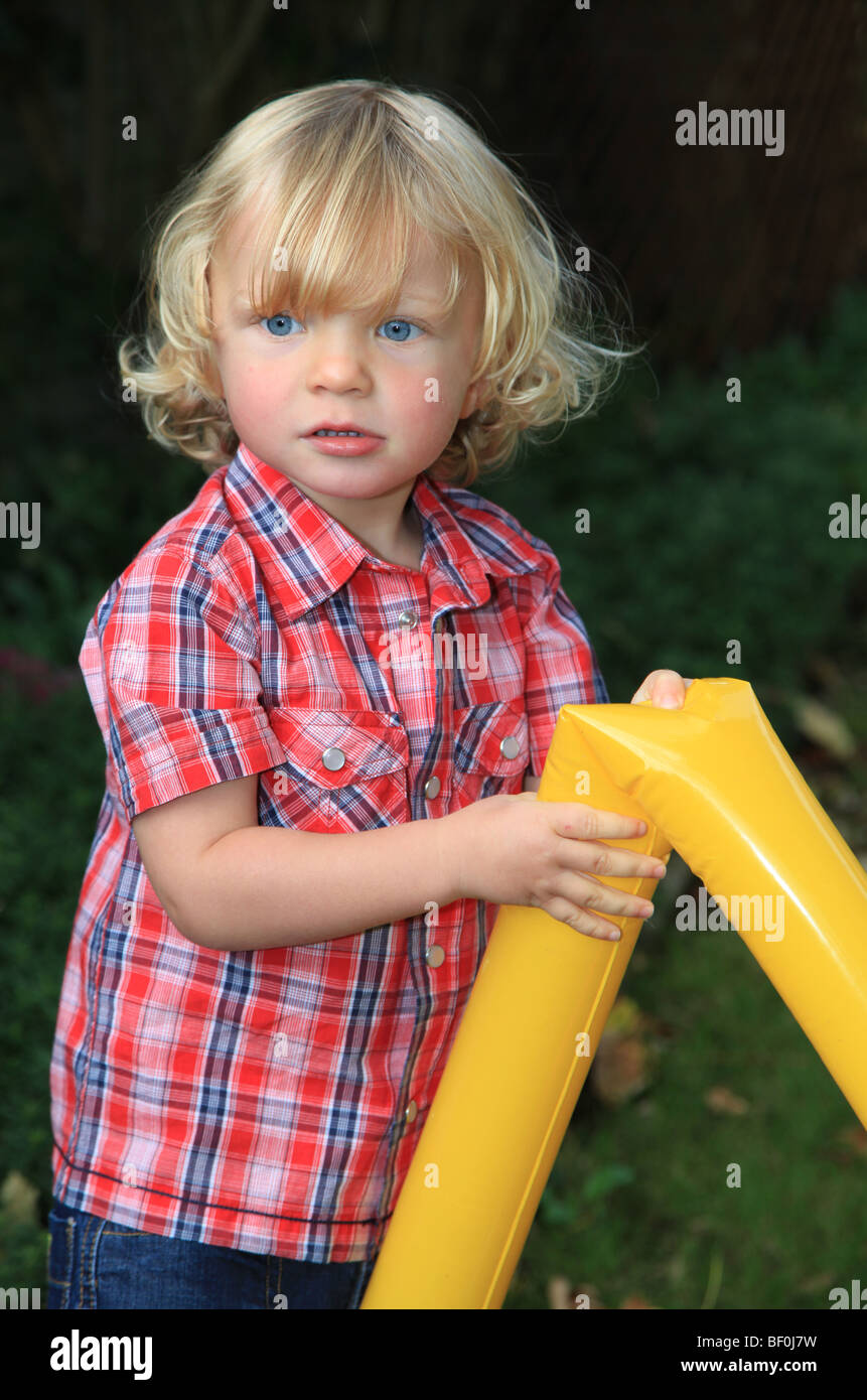 2 yr old boy Stock Photo