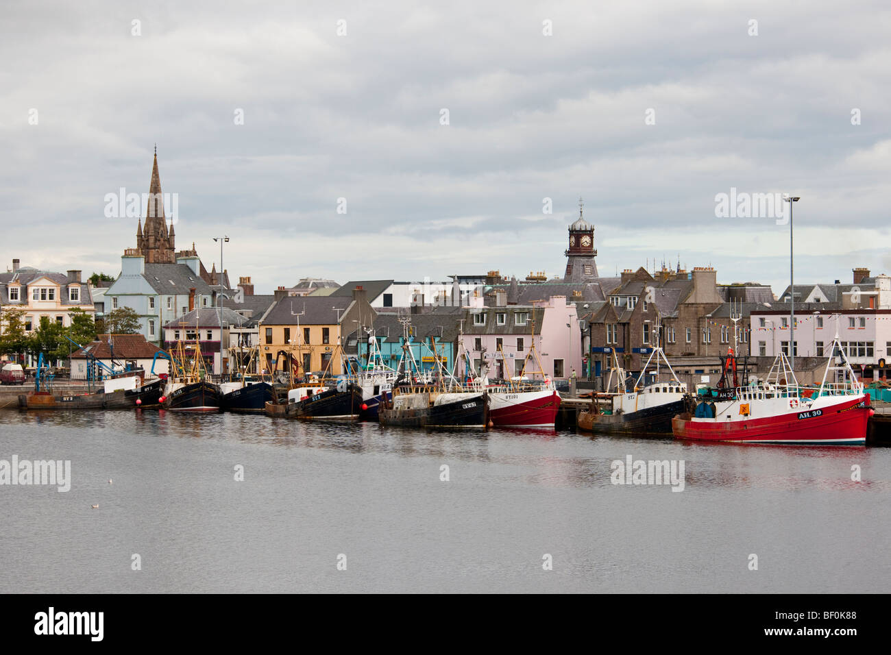 The harbour at Stornoway on the Isle of Lewis, Scotland Stock Photo Alamy