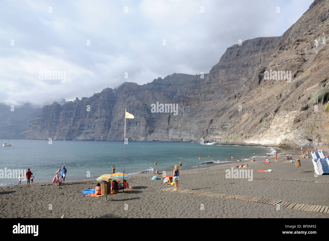 Playa in Los Gigantes. Canary Island Tenerife, Spain Stock Photo