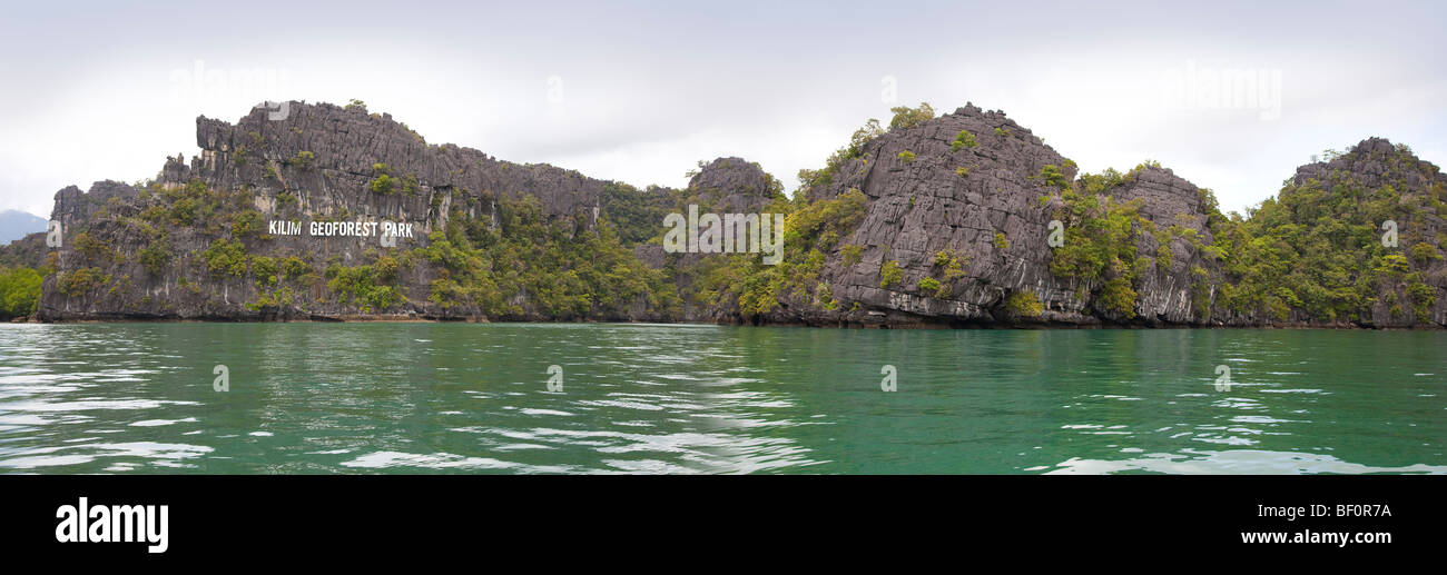 Pulau Langkawi Geopark, coastal view, Malaysia Stock Photo