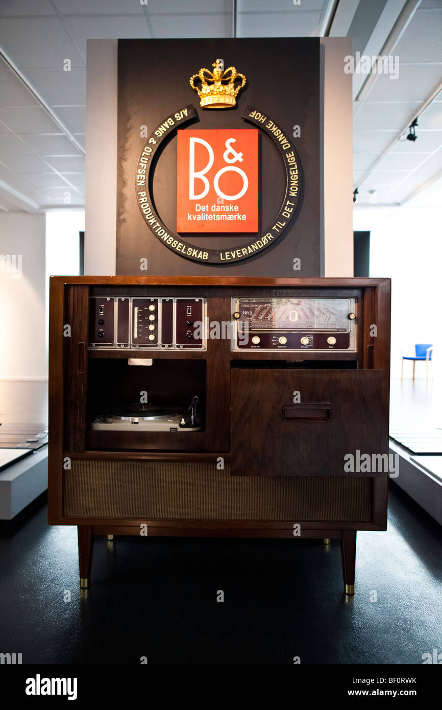 A historical music set is seen in the Bang & Olufsen (B&O) museum in Struer,  Denmark Stock Photo - Alamy