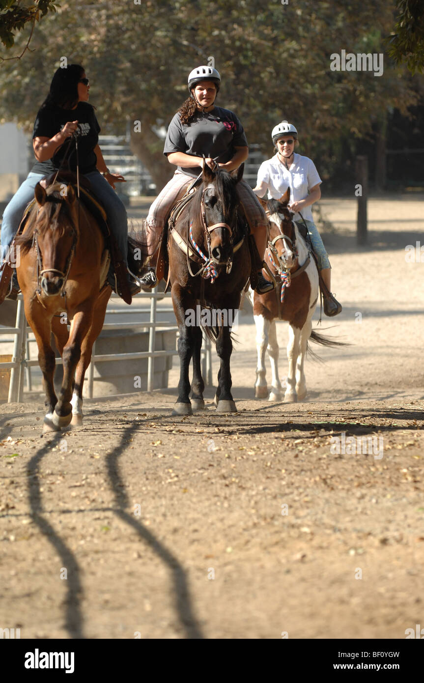 Horseback riding at Irvine Regional Park in Orange County, California