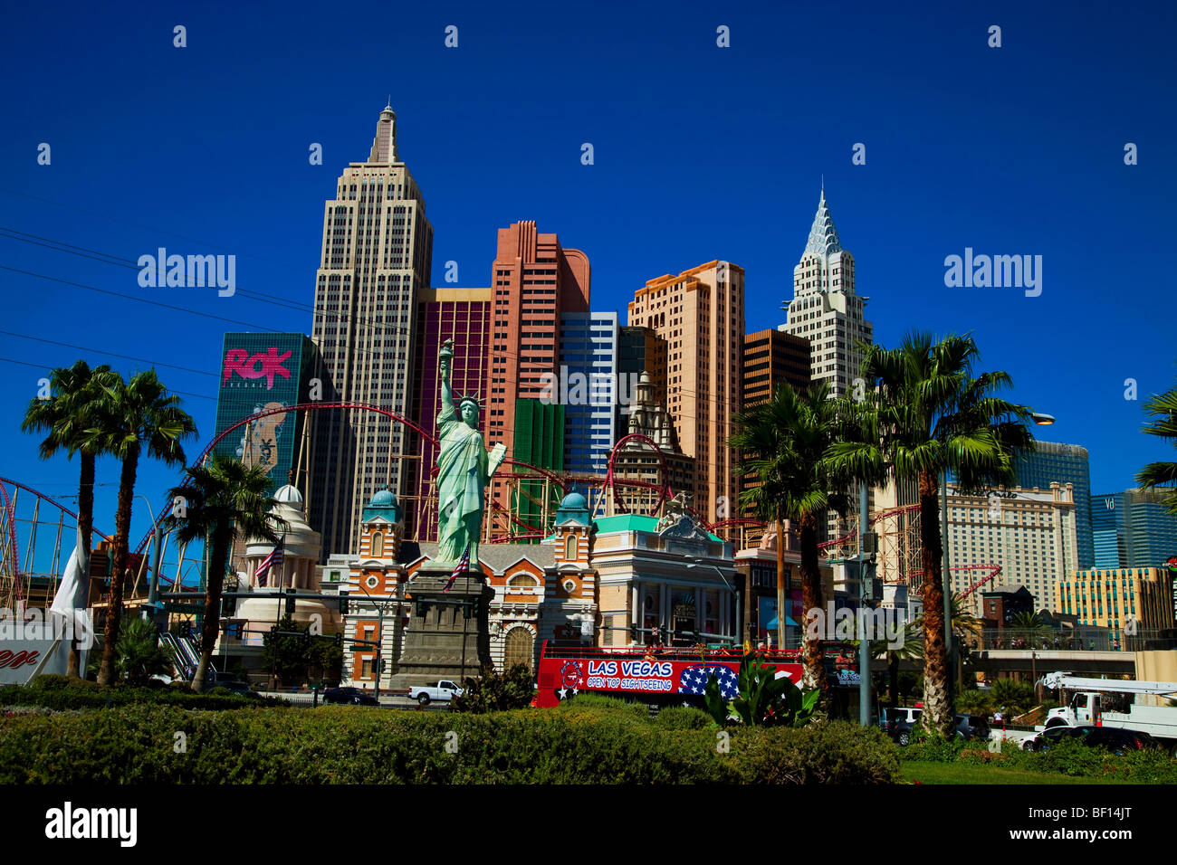 “new york” hotel las vegas hotels Stock Photo - Alamy