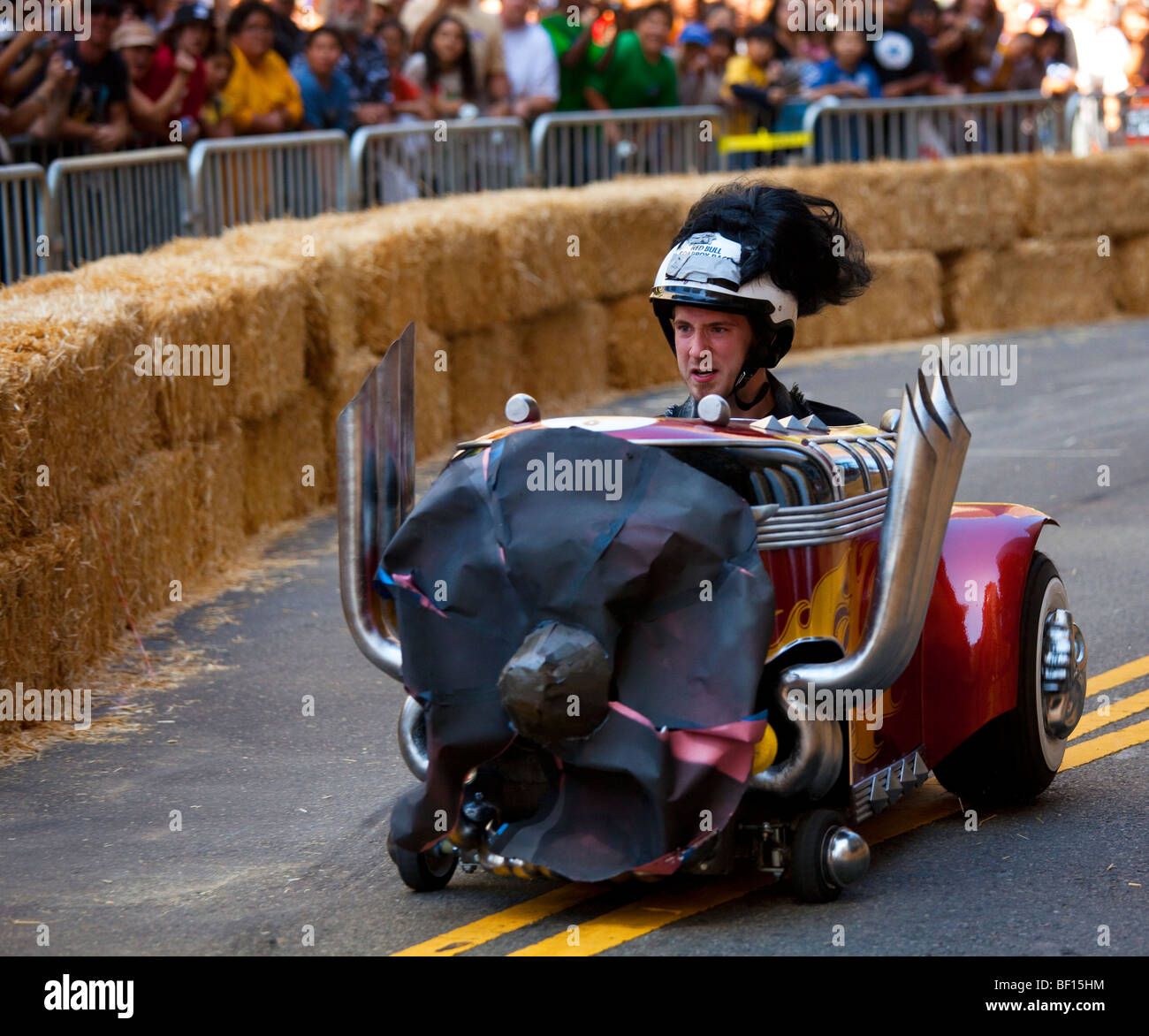 Redbull "Red bull" go-kart soapbox "soap box" kart race la Los Angeles  Stock Photo - Alamy