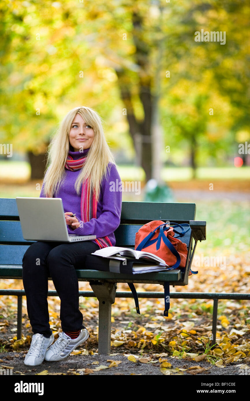 Old Lady Sat On Bench High Resolution Stock Photography and Images - Alamy