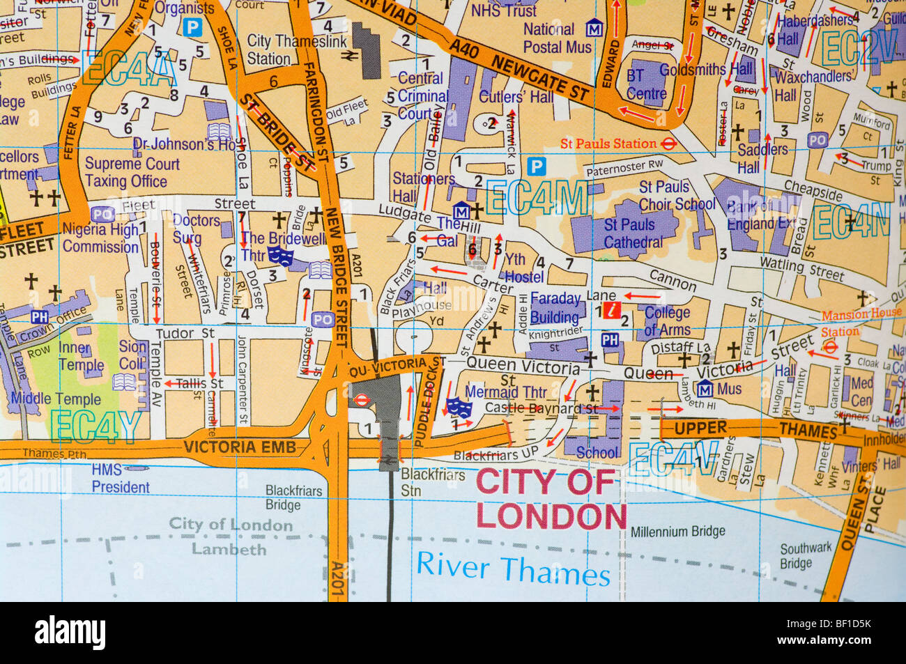 map of the city Street Road Map Of The City Of London Uk Stock Photo Alamy