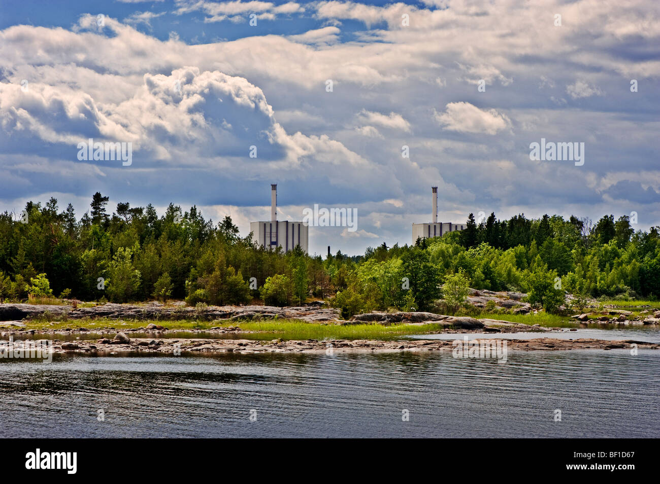 Forsmark Nuclear Power Plant, Sweden. Stock Photo