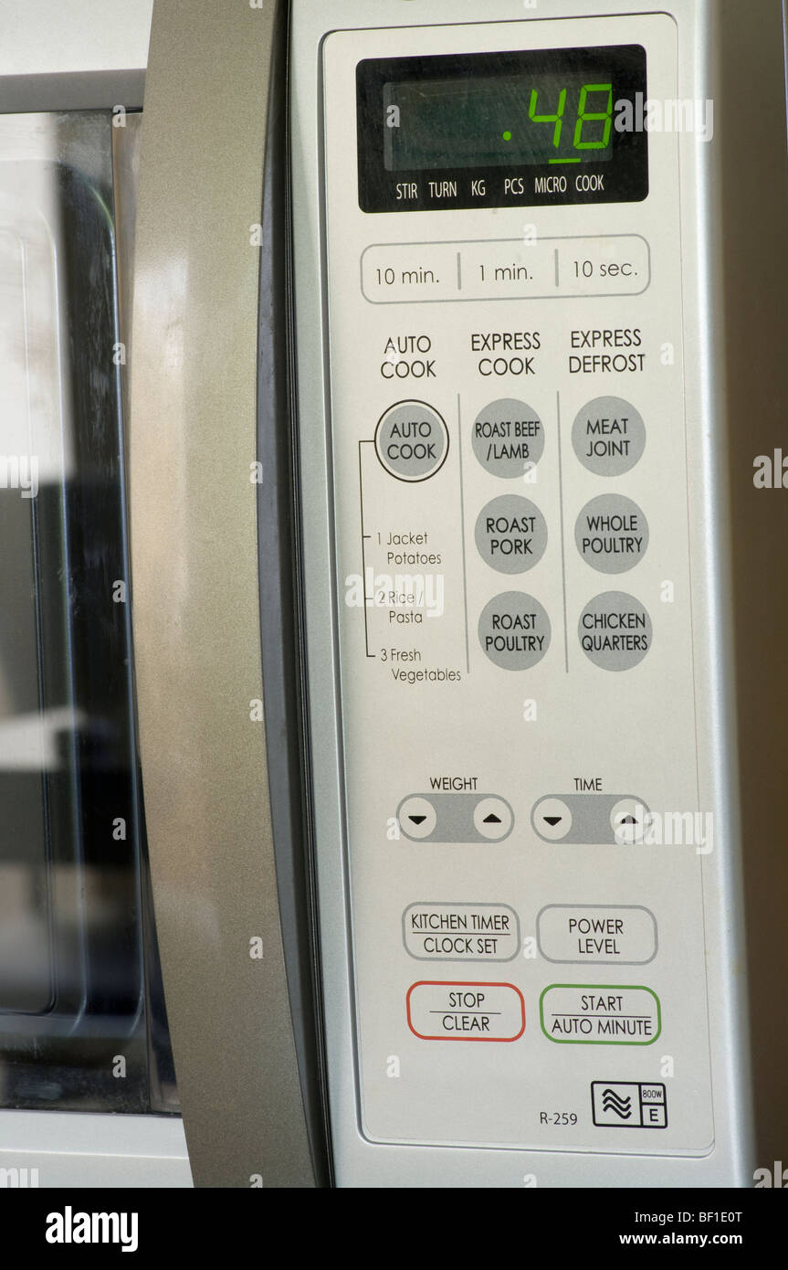 Control panel microwave oven hires stock photography and images Alamy
