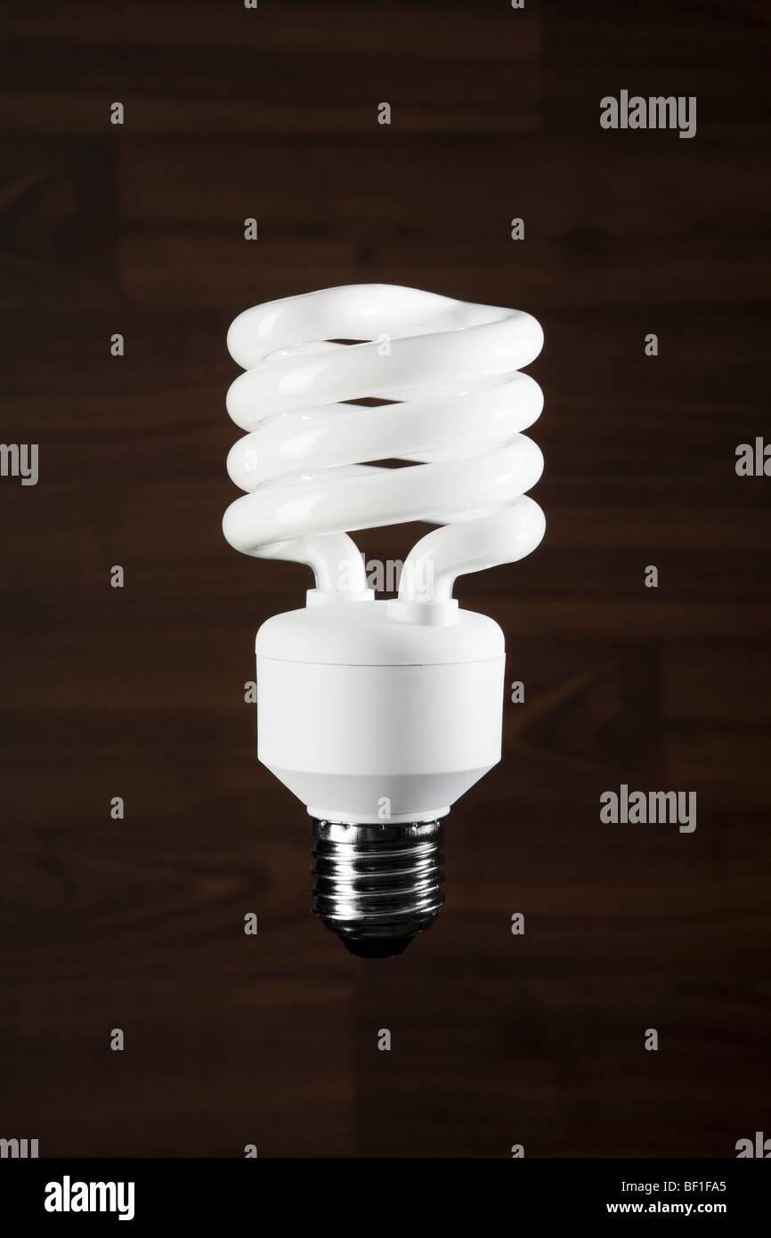 An energy saving light bulb Stock Photo