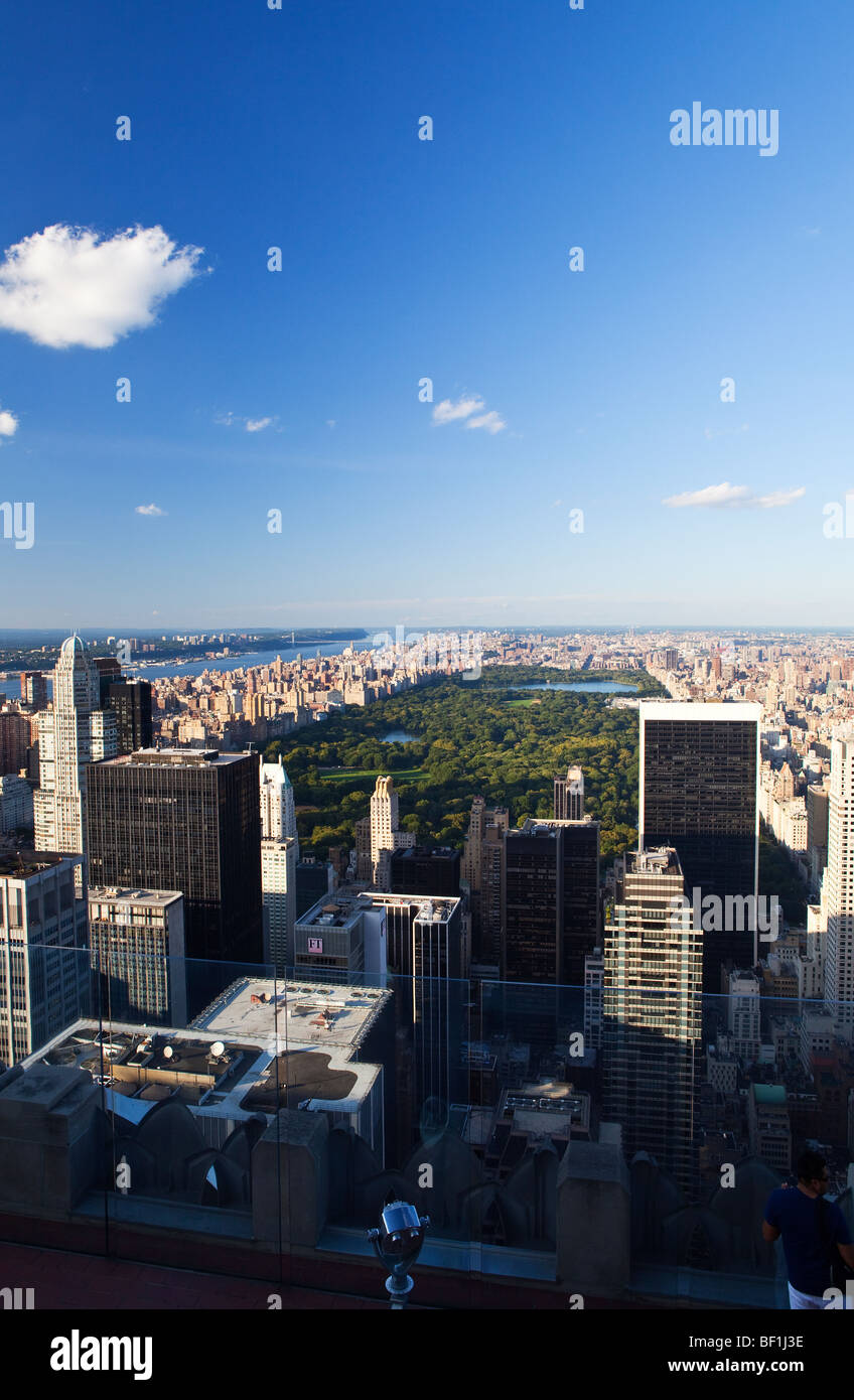 New york central park aerial view hi-res stock photography and images ...