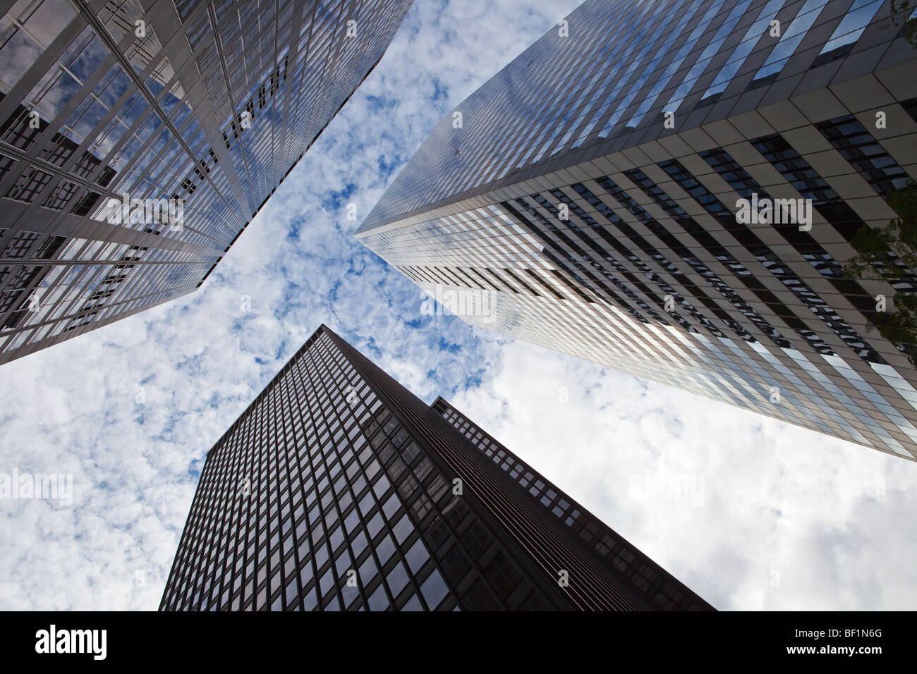 Skyscrapers in New York Stock Photo