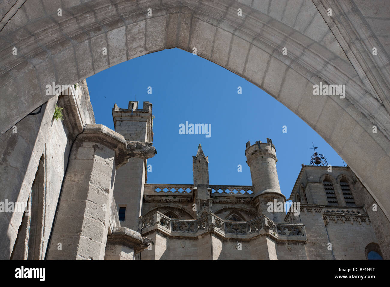 France, Beziers, Cathedral Saint-Nazaire-et-Saint-Celse de Beziers ...