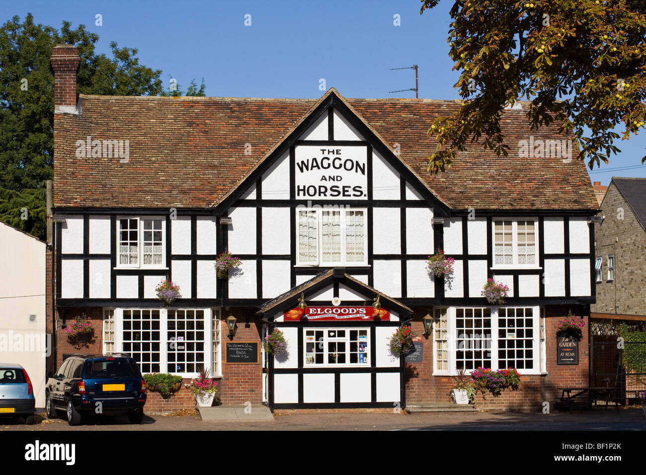 The Waggon and Horses pub Milton Stock Photo