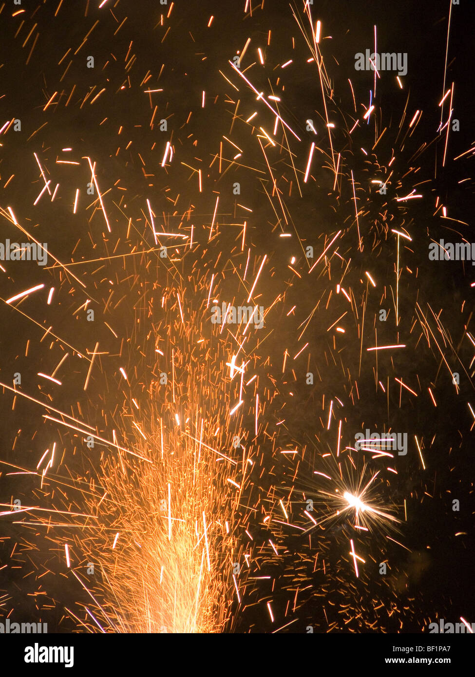 Firework Display Stock Photo
