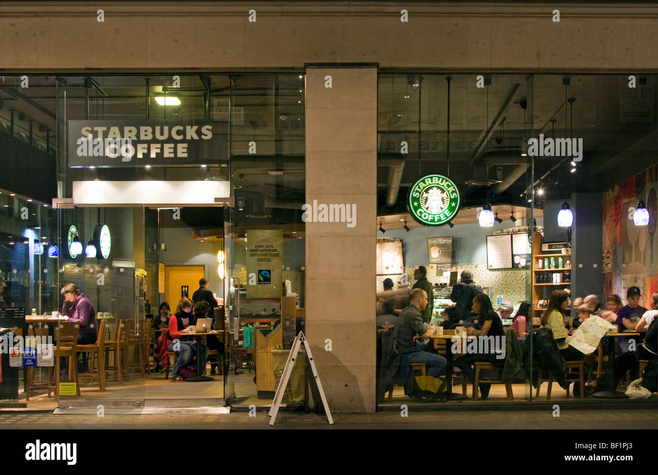 Starbucks - Wardour Street - London Stock Photo - Alamy