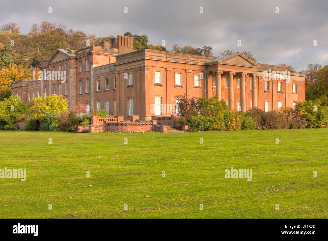 Council owned stately home named 'Himley Hall' in the 'West Midlands' Stock Photo