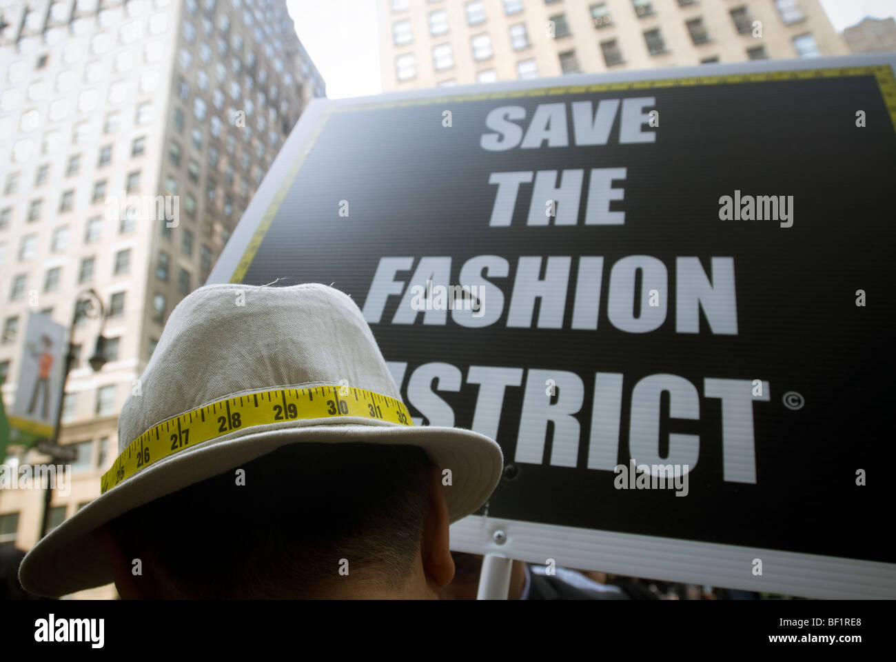 Workers in the Garment Industry in New York and their supporters rally