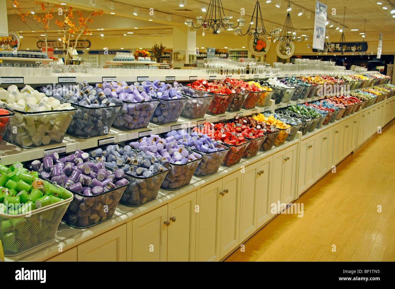 Yankee Candle store in South Deerfield, Massachusetts Stock Photo
