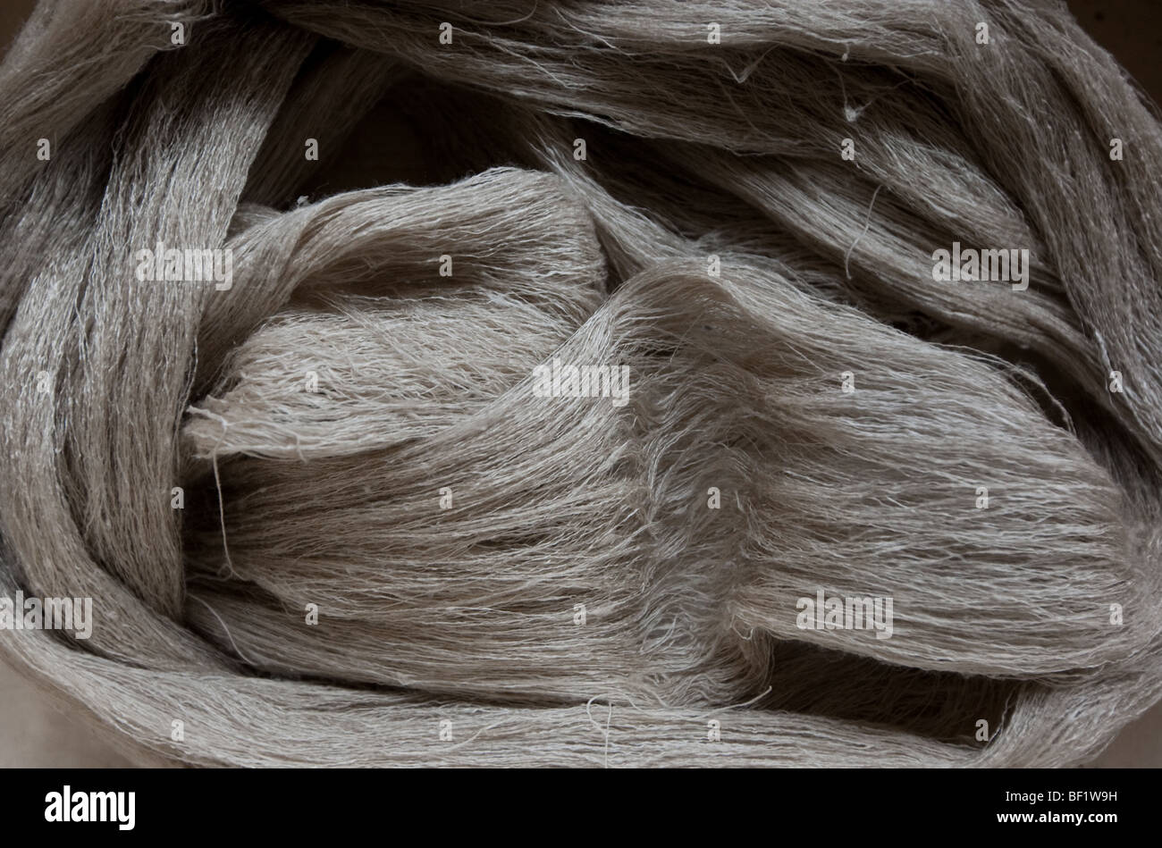 silk kimono threads materials. Stock Photo