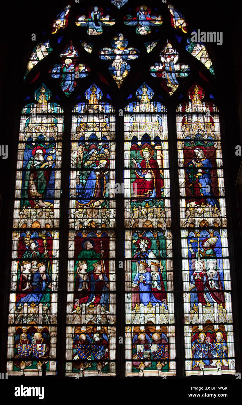 France, Chartres Cathedral Cathedral of Our Lady of Chartres, stained