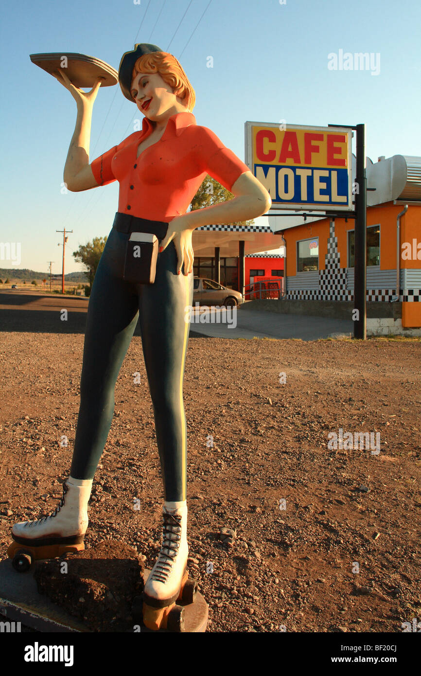 Car-Hop Mannequin, Utah Stock Photo