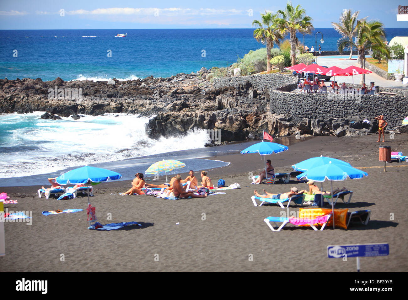 Tenerife Canary Islands Island Spain Playa De La Arena Puerto