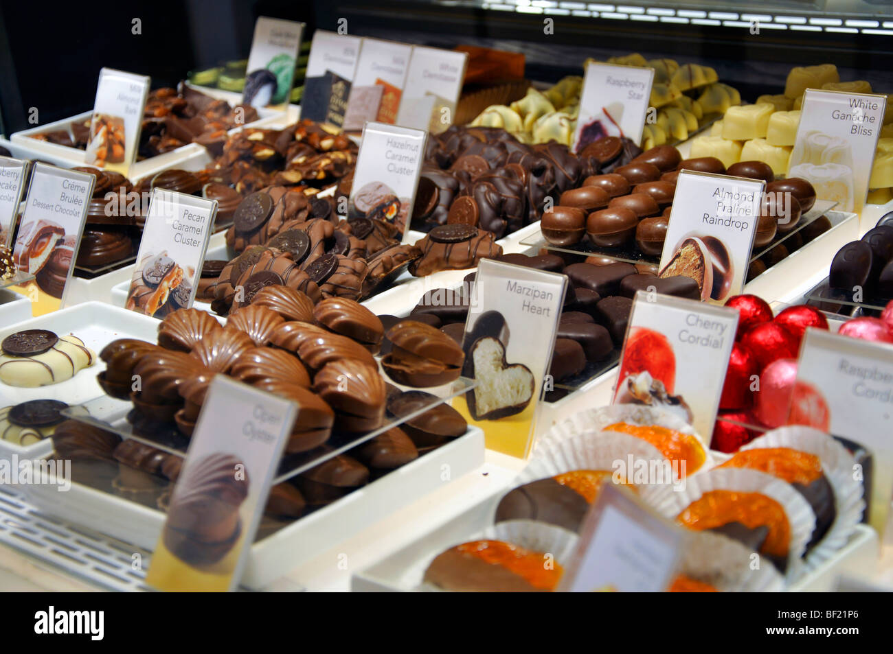 Godiva chocolate store, New York, USA Stock Photo