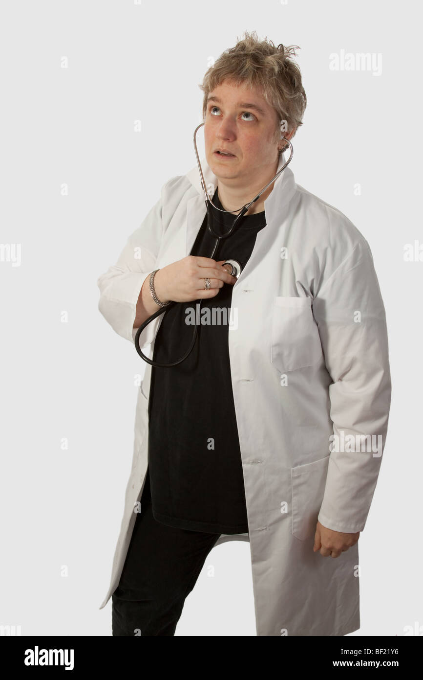 Sick Doctor Stock Photo