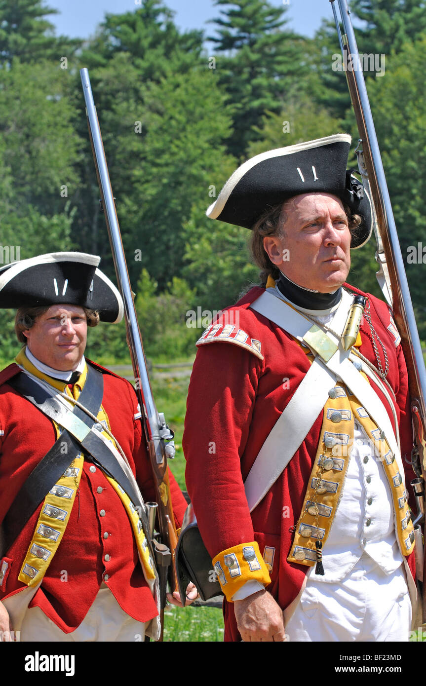 British Redcoats - costumed American Revolutionary War (1770's) era re ...