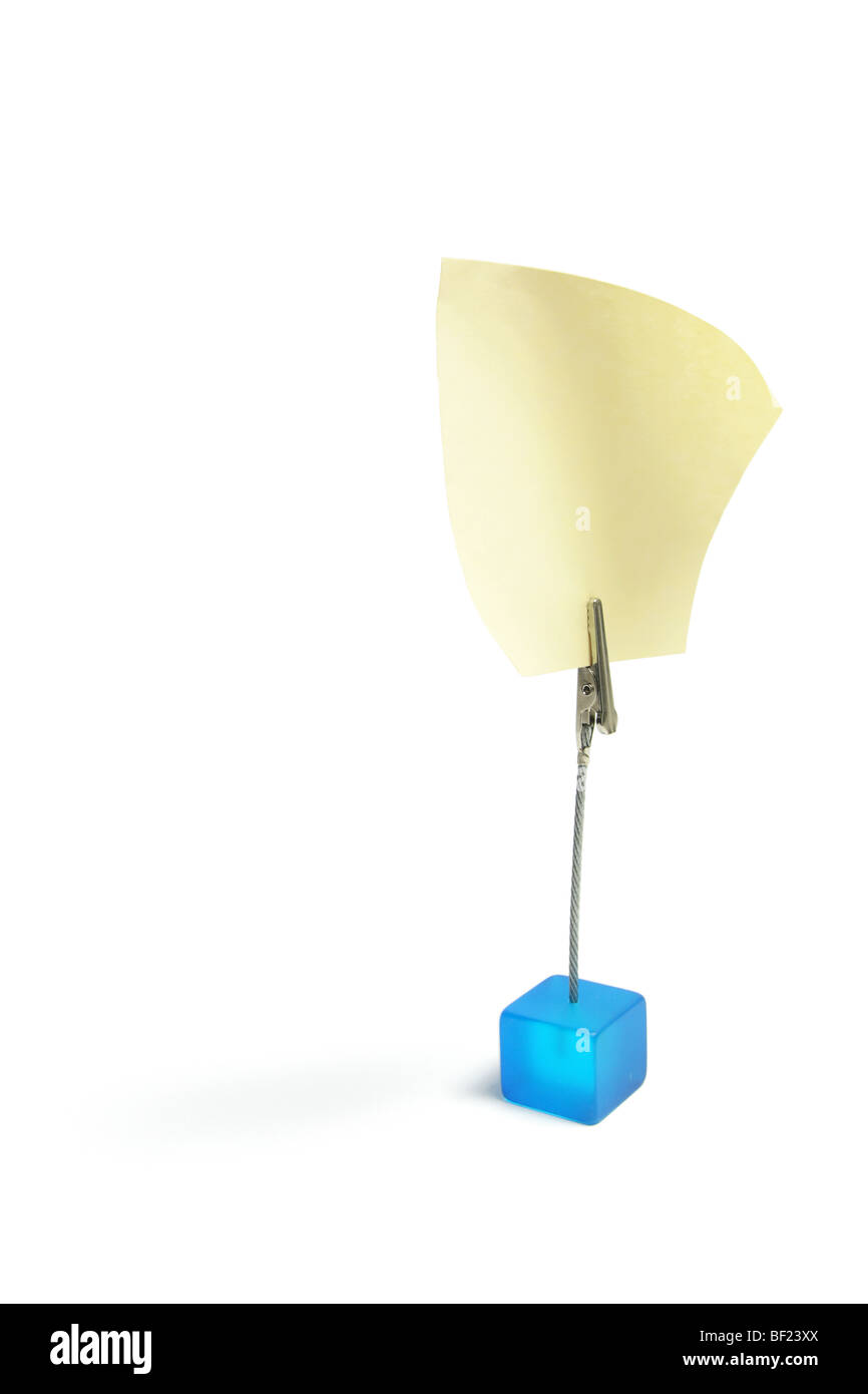 Memo Clip Holder Stock Photo Alamy