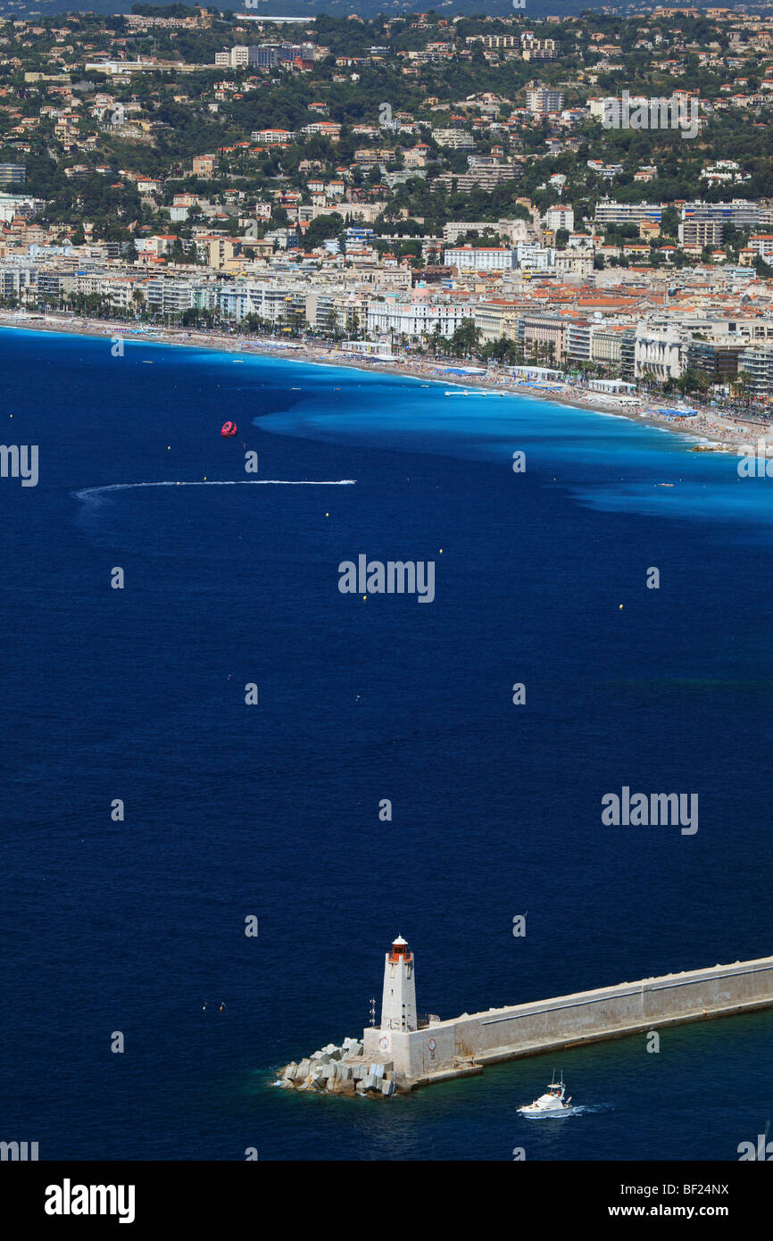 Overview of the city of Nice Stock Photo