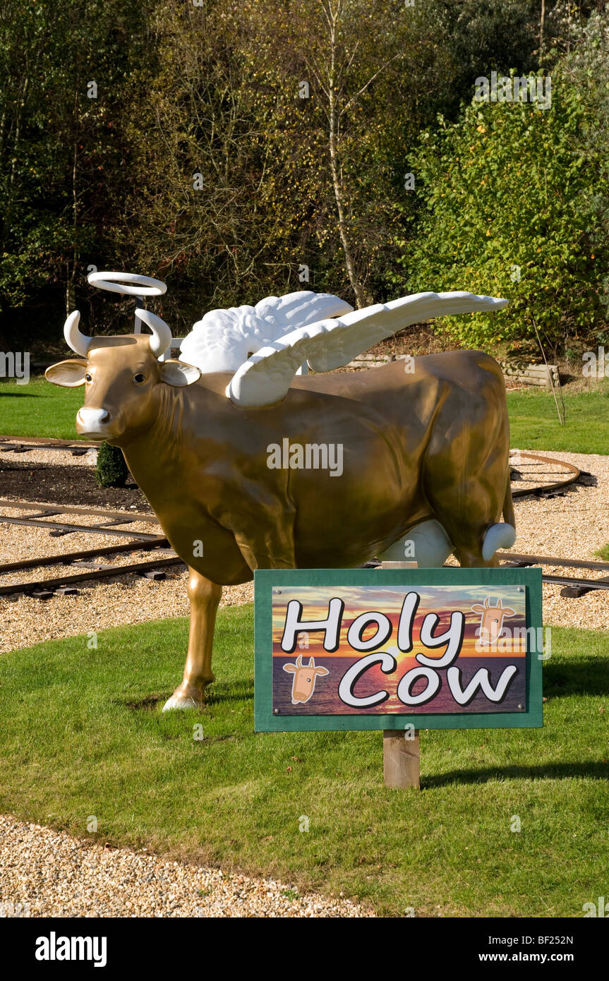 Holy Cow, at Robin Hill Country Park, Newport, Isle of Wight, England, UK, GB. Stock Photo