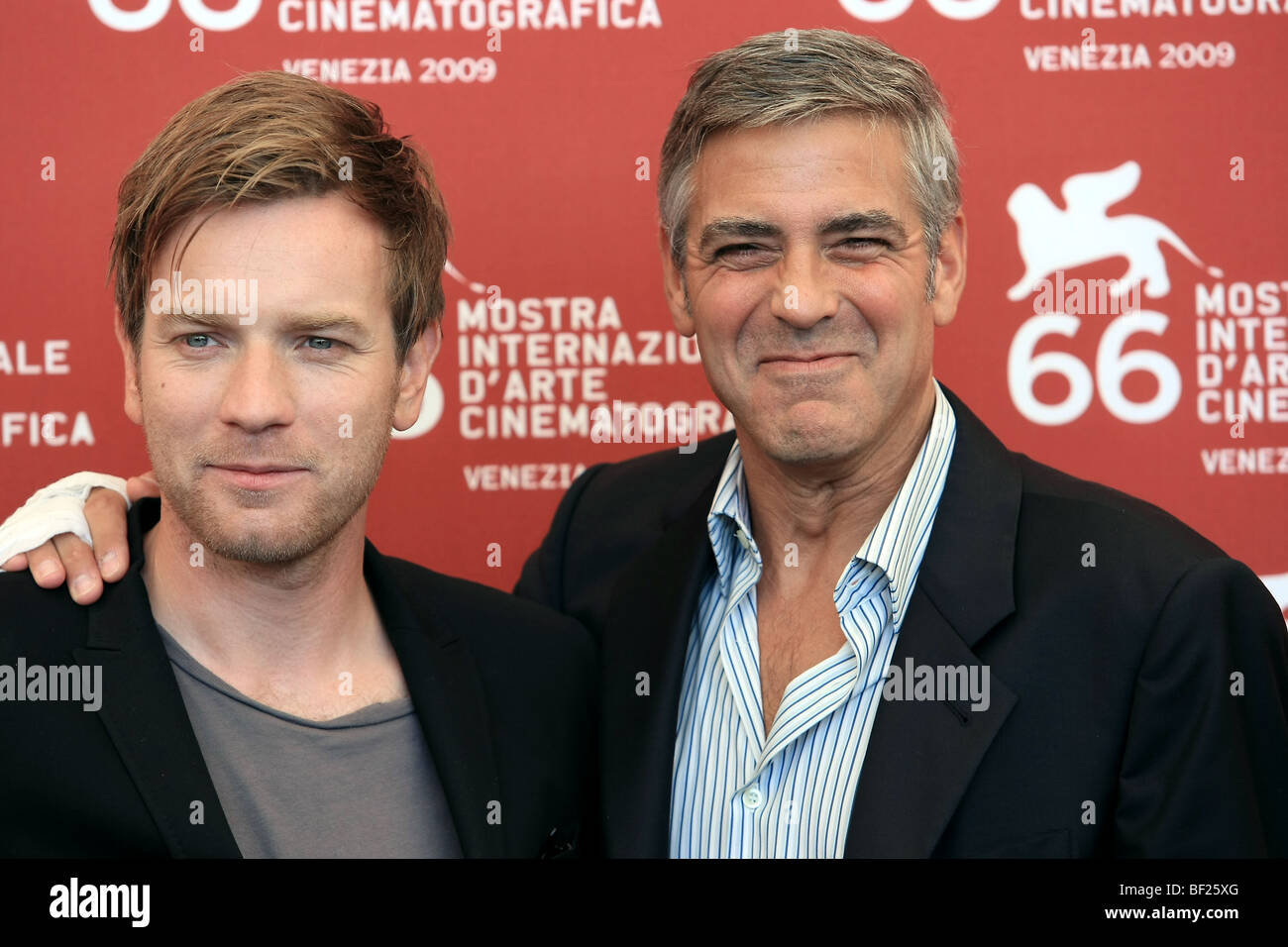 EWAN MCGREGOR GEORGE CLOONEY THE MEN WHO STARE AT GOATS.PHOTOCALL.66TH ...