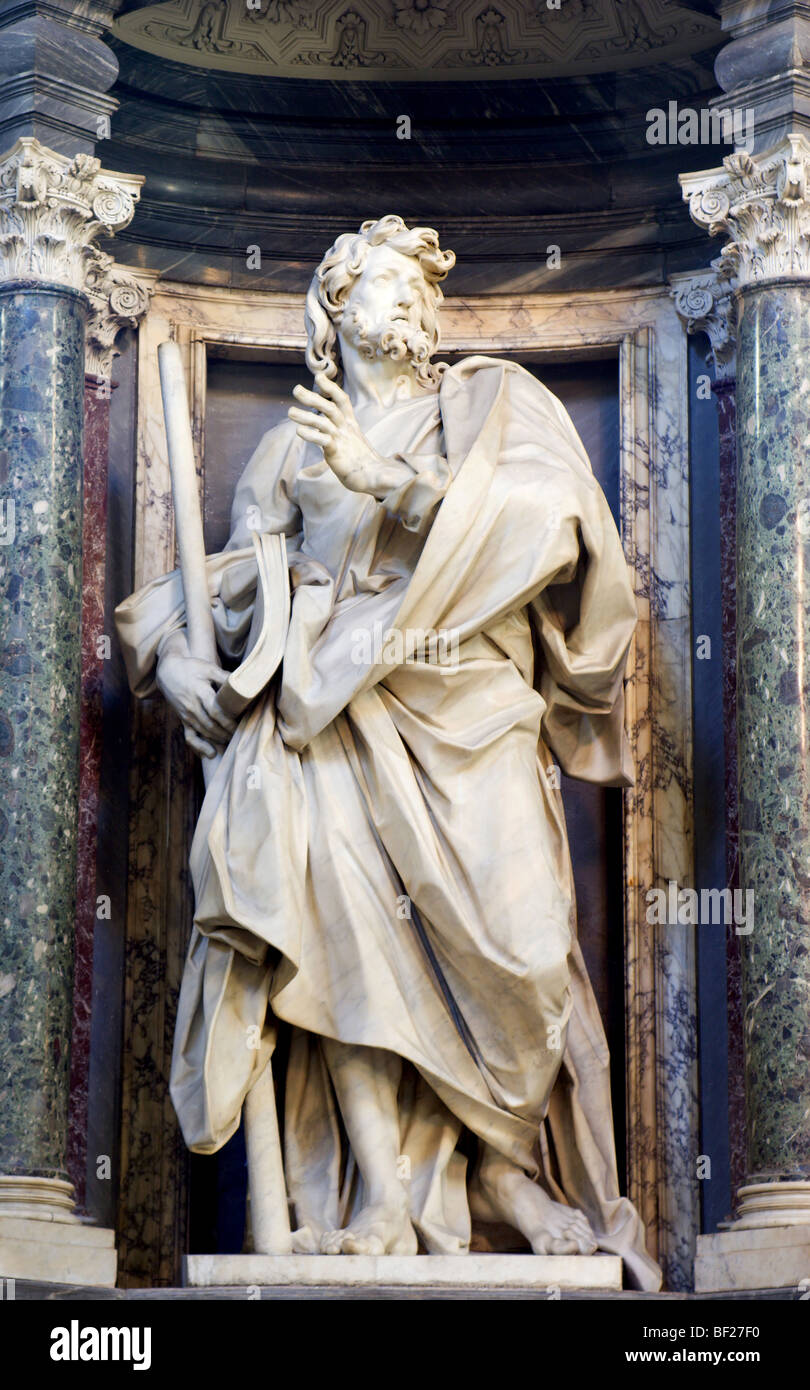 Apostle Jude Thaddeus - Rome - Lateran basilica Stock Photo