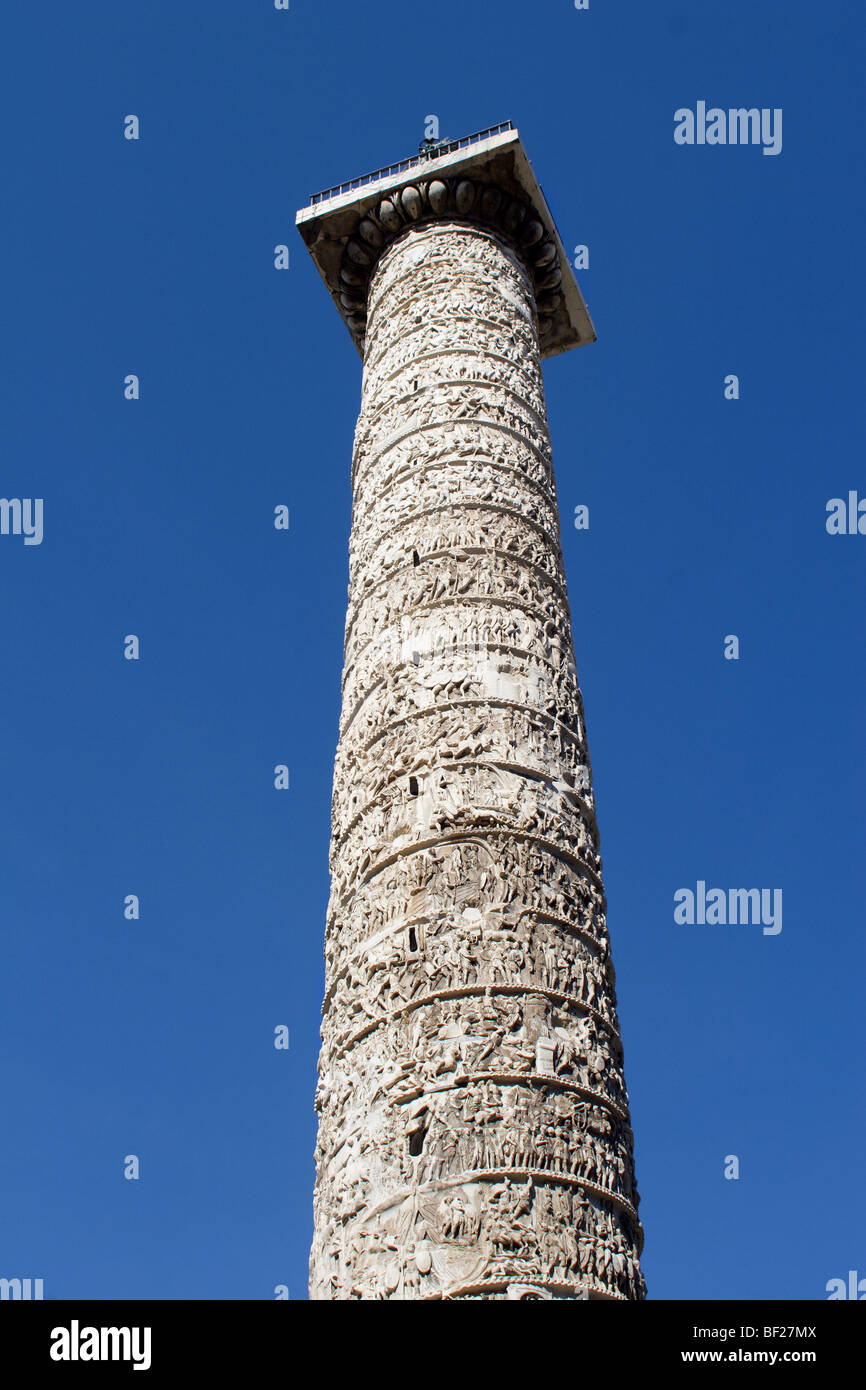 Rome - Trajan column Stock Photo