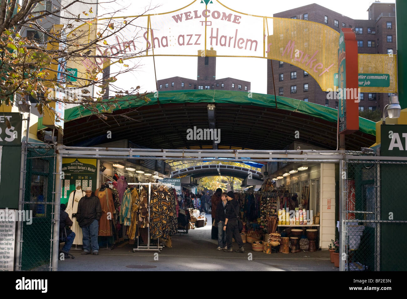 Malcolm shabazz harlem market manhattan hires stock photography and