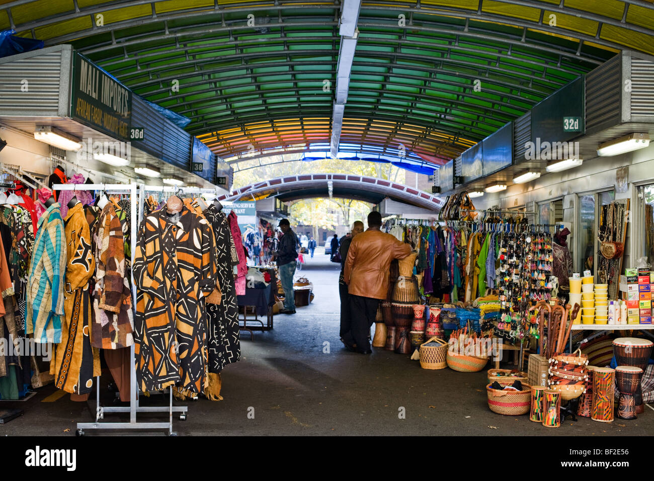 Malcolm Shabazz Harlem Market, Manhattan, New York City Stock Photo Alamy