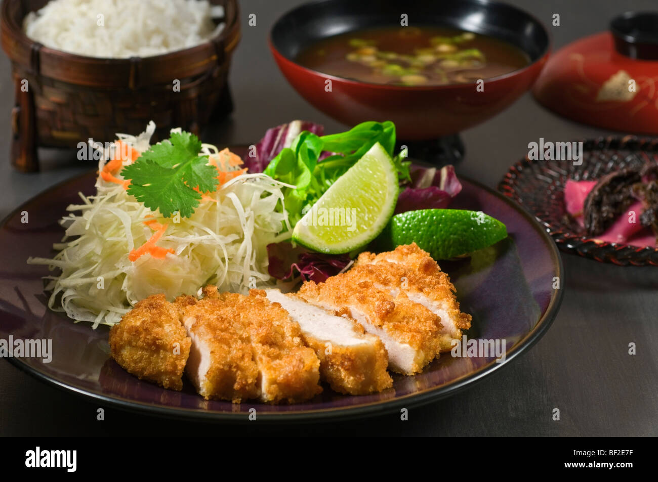 Katsu Tonkatsu Japan Food Stock Photo - Alamy