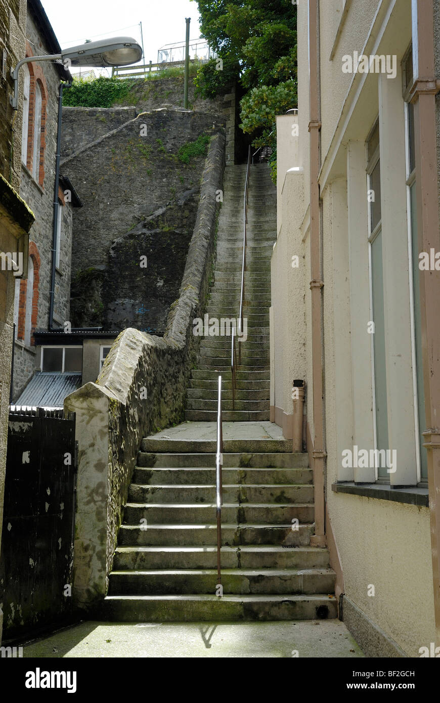 Jacobs ladder steps in Falmouth UK Stock Photo