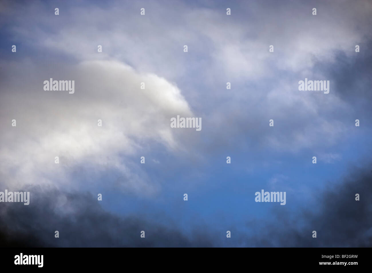 Fair weather clouds Stock Photo