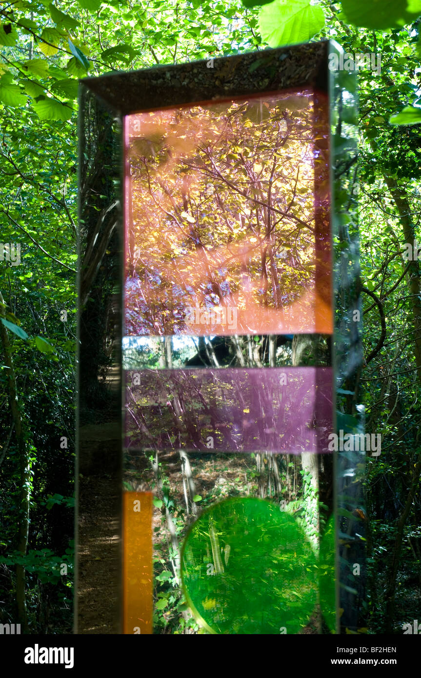 Abstract Art, Robin Hill Countryside Adventure Park, nr Newport, Isle of Wight, England, UK, GB. Stock Photo